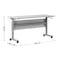Flash Furniture Palmer 60in. x 24in. HD Nesting Table w/T-Legs, Modesty Panel, 1in. Thick Gray Tabletop, Gray Frame MT-M6024-T-LEG-GRYGRY-GG - alternate 4